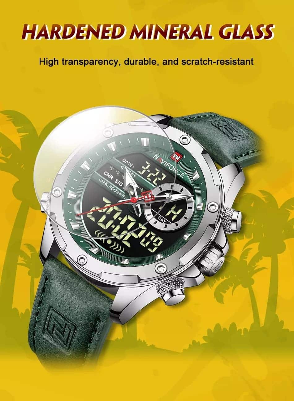 ساعة نافي فورس رجالي NF9208-S-GN-GN 13 ساعة نافي فورس رجالي NF9208-S-GN-GN